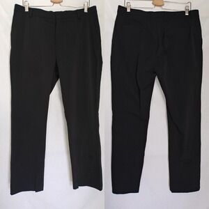 Ministry of Supply Pants Stealth‎ Trouser Slim Straight Black 34 x 29 Stretch